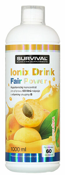 Survival Nutrition Ionix Drink Fair Power meruňka 1000ml porovnat ceny