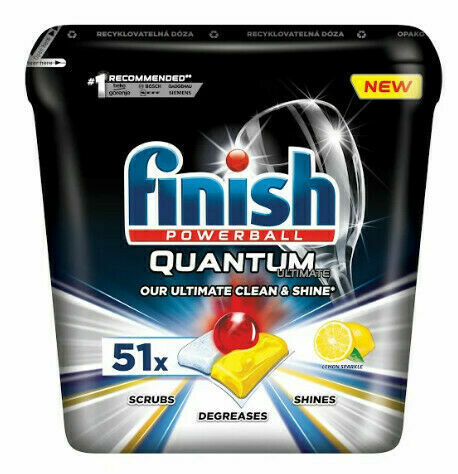 Finish Quantum Ultimate Lemon Sparkle - kapsle do myčky nádobí 51ks porovnat ceny