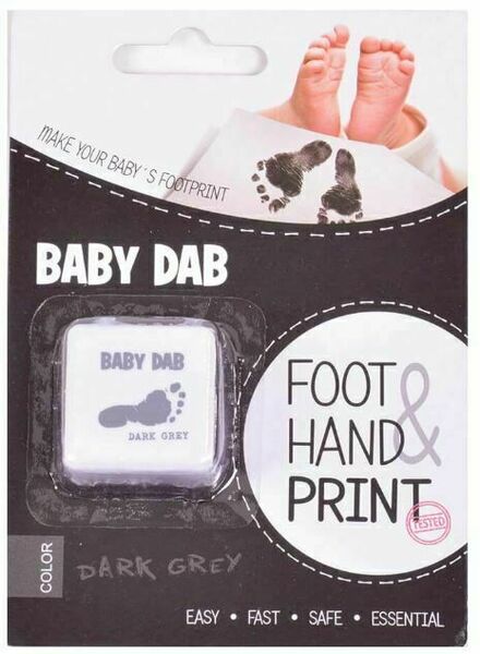Baby Dab  Barva na dětské otisky - šedá porovnat ceny