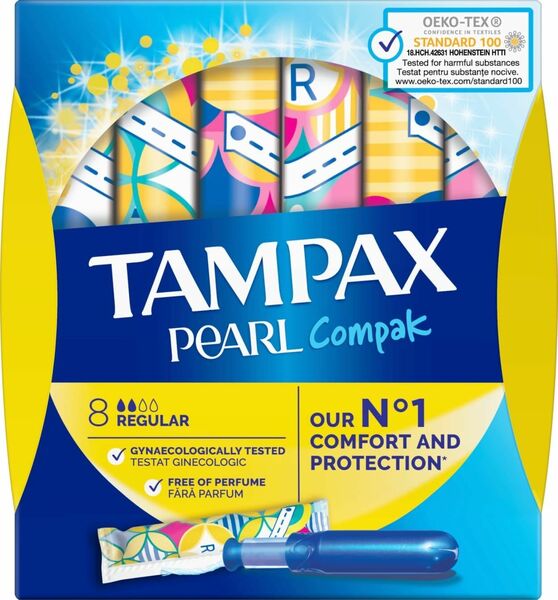 Tampax tampony Pearl Regular 8ks porovnat ceny