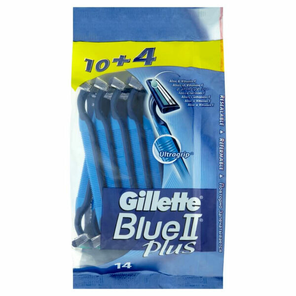 GILLETTE Blue II Plus Jednorázová holítka 14 ks porovnat ceny