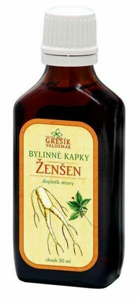 Grešík kapky Ženšen 50ml porovnat ceny