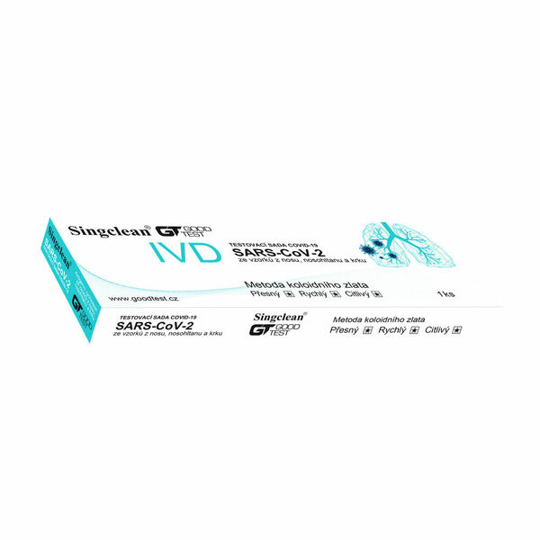 SINGCLEAN SARS-CoV-2 Testovací sada 1 ks porovnat ceny