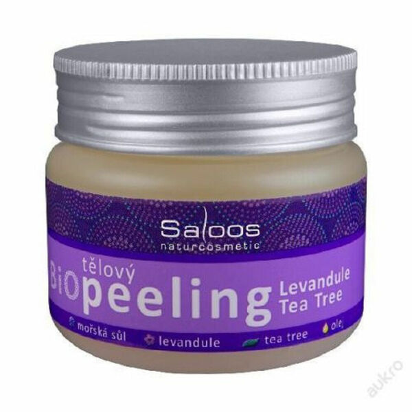 SALOOS Tělový Bio Peeling Levandule & Tea Tree 140 ml porovnat ceny