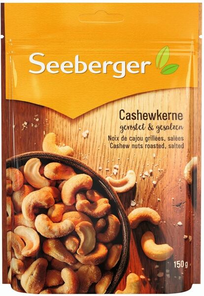 Seeberger Kešu oříšky pražené a solené 150g porovnat ceny