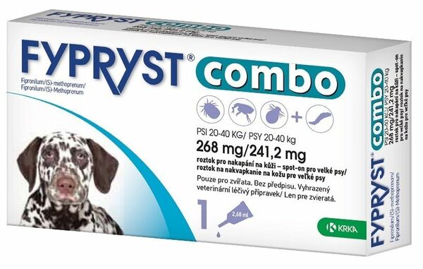 FYPRYST combo 1x2.68 spot-on pro psy 20-40kg porovnat ceny