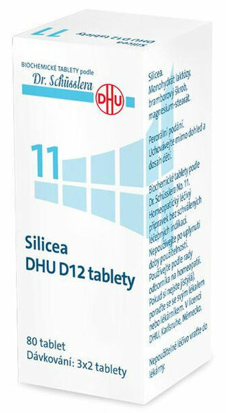 Dr.Schüssler  No. 11 Silicea DHU 80 tablet D5-D30 porovnat ceny