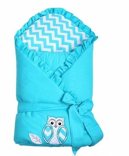 Belisima Baby  Zavinovačka s mašlí a výztuží Belisima Moudrá Sovička tyrkysová porovnat ceny