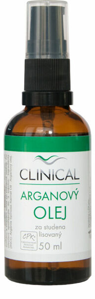 Clinical Arganový olej lisovaný za studena 50ml porovnat ceny