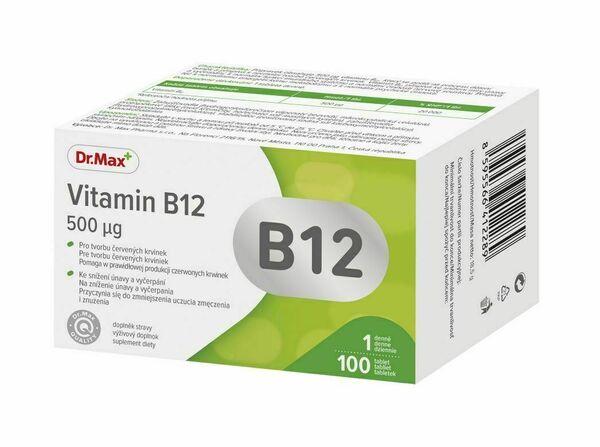 Dr.Max Vitamin B12 100 tablet porovnat ceny