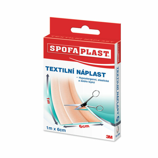 Rychloobvaz 3M Textil.nápl.Spofaplast č.154 6cmx1m porovnat ceny