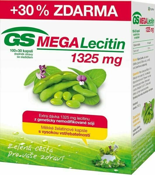 GS Megalecitin 1325 100+30 kapslí porovnat ceny