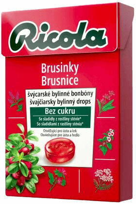 Ricola Brusinka bez cukru 40g porovnat ceny