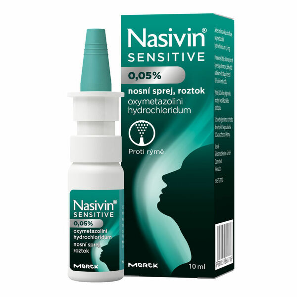 NASIVIN Sensitive 0,05% roztok ve spreji 10 ml porovnat ceny