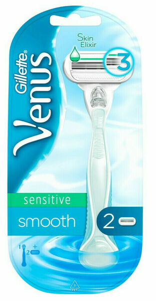 Gillette Venus Sensitive Smooth Dámský holicí strojek + 2 holicí hlavice porovnat ceny