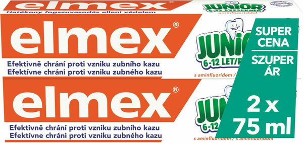 Elmex Dětská zubní pasta Junior Duopack 2x75ml porovnat ceny