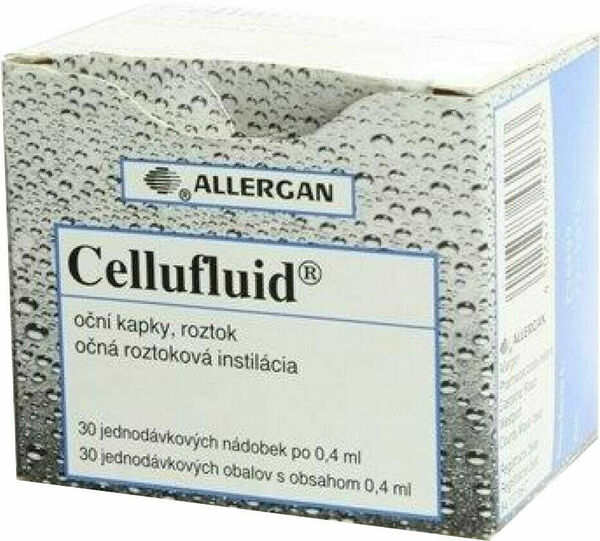 Cellufluid oční kapky, roztok 30x0.4ml/2mg porovnat ceny