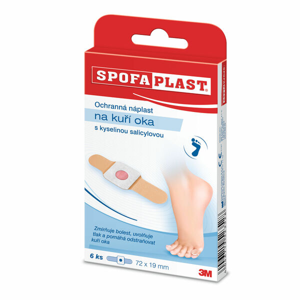 3M Spofaplast 182 Kuří oka náplasti 57x19mm 6ks porovnat ceny