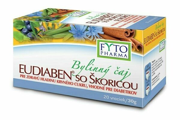 Fytopharma  Fytofarmak Eudiaben Bylinný čaj se skořicí n.s. 20x1,5g porovnat ceny