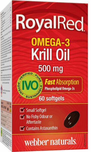 Webber Naturals Omega-3 Krill Oil 500mg 60 tobolek porovnat ceny