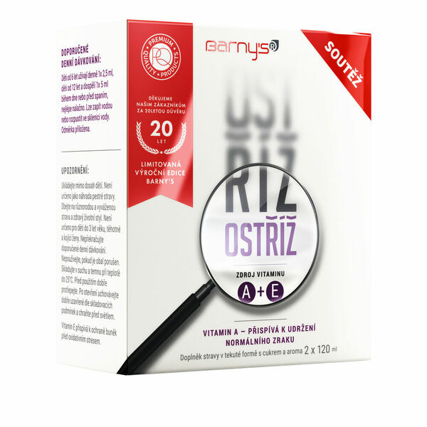 BARNY´S Ostříž limitovaná edice 2x120ml porovnat ceny