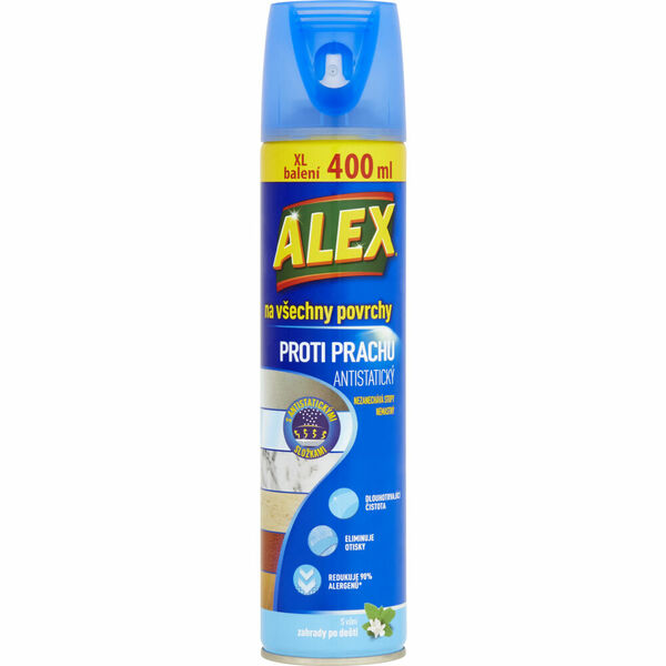 Alex antistatický spray proti prachu na všechny povrchy 400ml porovnat ceny