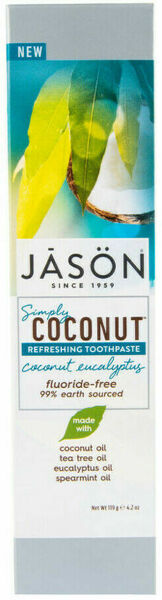 Jason Zubní pasta simply coconut eukalyptus 119g porovnat ceny
