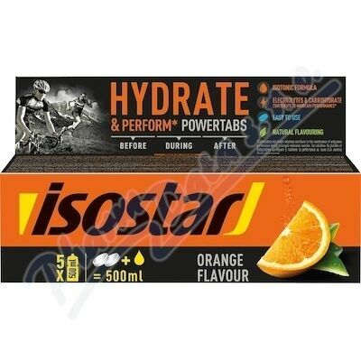ISOSTAR Powertabs šumivé tablety orange 10x12g porovnat ceny