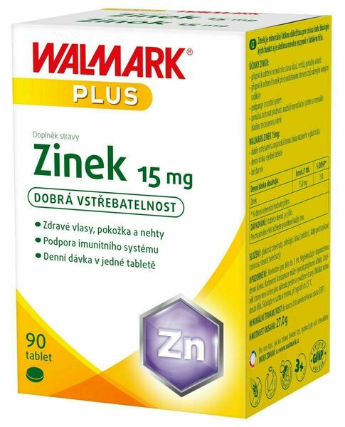 Walmark Zinek 15mg 90 tablet porovnat ceny