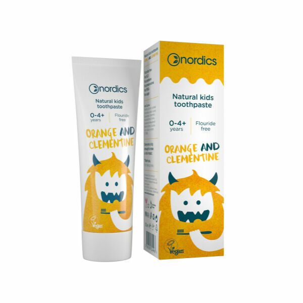 NORDICS Dětská přírodní Zubní pasta Pomeranč a klementinky 50ml porovnat ceny