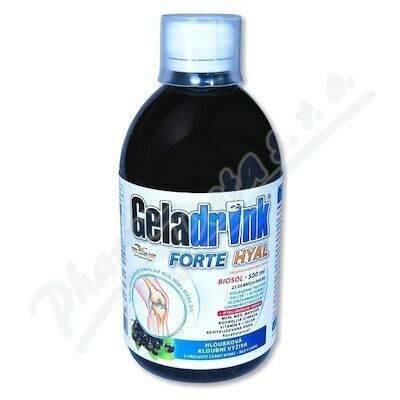Geladrink Forte HYAL biosol černý rybíz 500ml porovnat ceny