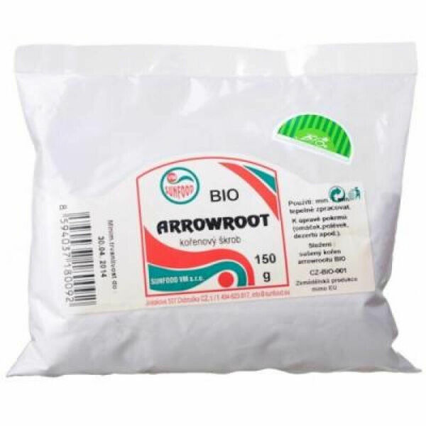 Arrowroot  kořenový škrob BIO 150 g porovnat ceny