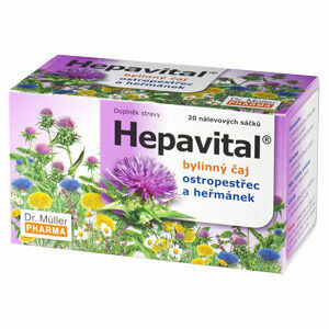 Dr.Muller  Hepavital bylinný čaj n.s.20x1.5g porovnat ceny