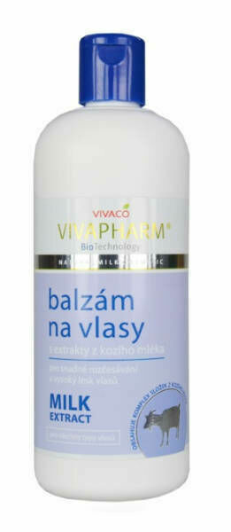 VivaPharm Balzám na vlasy s extrakty z kozího mléka 400ml porovnat ceny