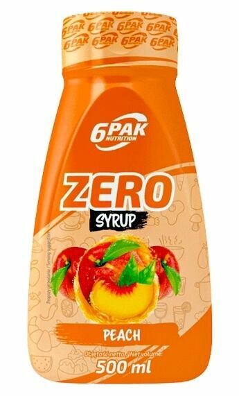 6Pak Nutrition Zero Syrup broskev 500ml porovnat ceny