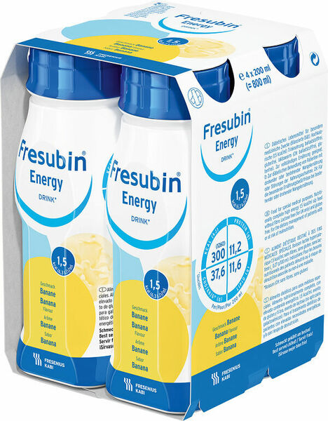 Fresubin Energy drink perorální roztok 4x200ml Banán porovnat ceny