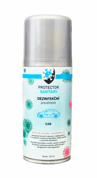 Protector Sanitary car Aerosol pro dezinfekci interiérů a klimatizací vozidel 150ml porovnat ceny