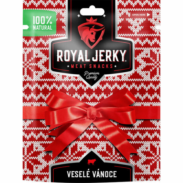 ROYAL JERKY Vánoční kolekce sušené hovězí maso 3x 3kusů porovnat ceny