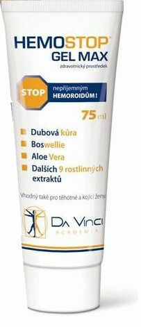 HemoStop Gel Da Vinci Academia MAX 75ml porovnat ceny