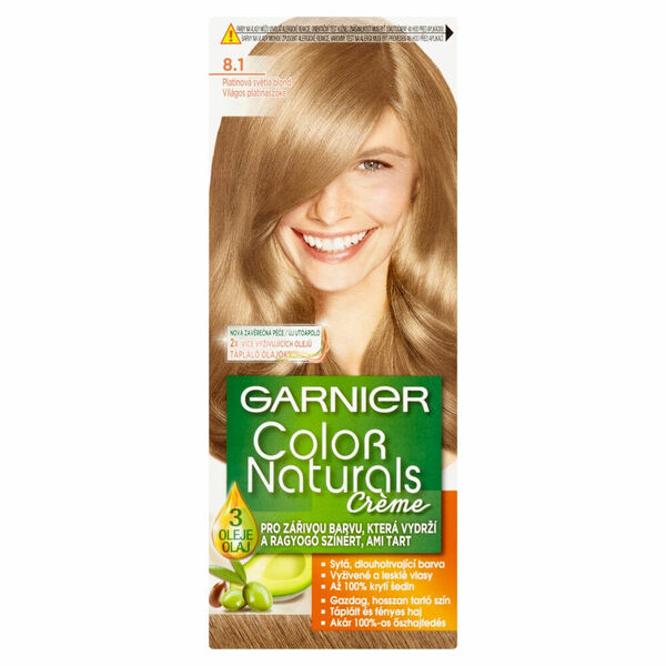 GARNIER Color Naturals Crème 8.1 Platinová světlá blond porovnat ceny