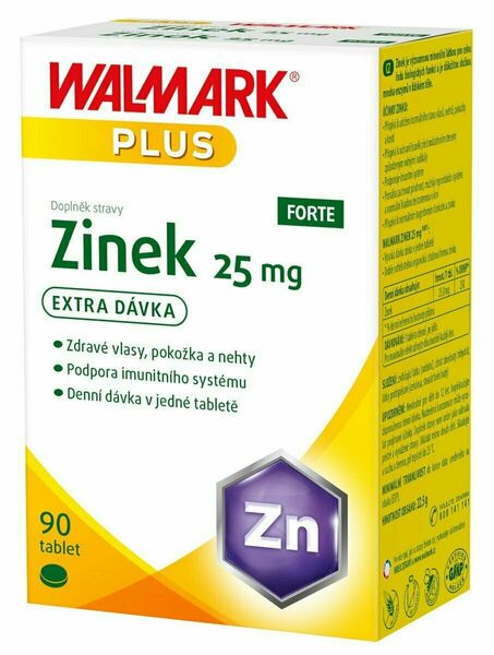 Walmark Zinek Forte 25mg 90 tablet porovnat ceny