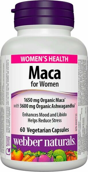 Webber Naturals Maca pro ženy 60 kapslí porovnat ceny