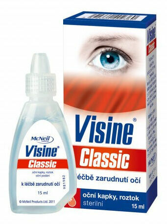 Visine Classic 0.5mg/ml oční kapky 15ml porovnat ceny