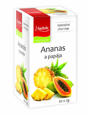 Apotheke Ananas a papája 20x2g porovnat ceny