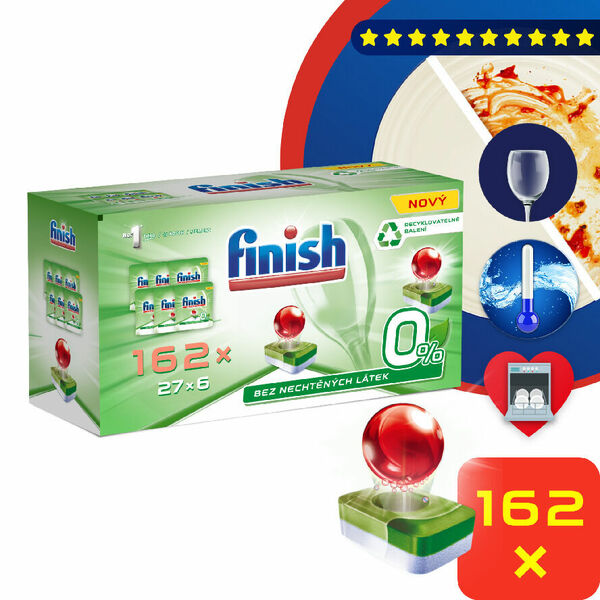 Finish Green 0% GIGAPACK 162ks porovnat ceny