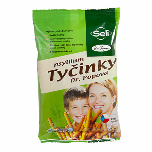 DR. POPOV Psyllium tyčinky 75 g porovnat ceny