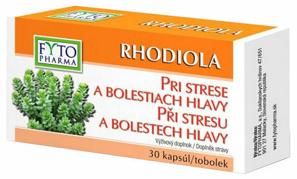 Fytopharma Rhodiola při stresu 30 tobolek porovnat ceny