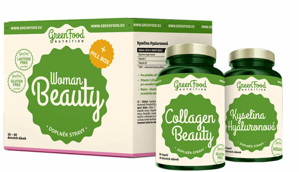 GreenFood Nutrition Woman Beauty + Pillbox 120ks porovnat ceny