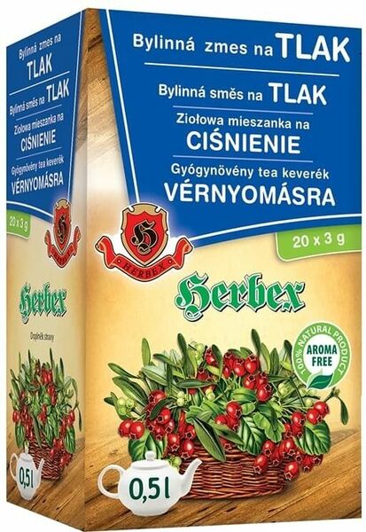HERBEX Bylinná směs na TLAK 20x3g n.s. porovnat ceny
