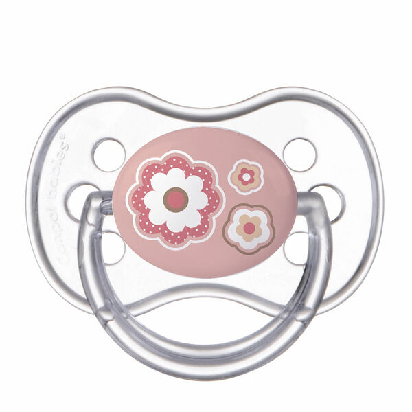 CANPOL BABIES Dudlík silikonový symetrický NEWBORN BABY 0-6m růžový porovnat ceny